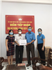 Ban chấp hành, Ủy ban kiểm tra LĐLĐ huyện Tánh Linh hỗ trợ nhân dân Thôn 2 xã Gia Huynh.